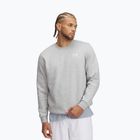 Pánská mikina Under Armour Essential Fleece Crew mod gray light heather/white