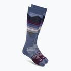 Dámské lyžařské ponožky Smartwool Ski Targeted Cushion Pattern OTC nightfall blue