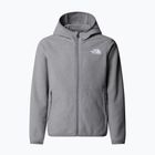 Dětská fleecová mikina The North Face Teen Glacier Full Zip Hoodie mid grey heather
