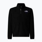 Dětská fleece mikina The North Face Teen Glacier 1/4 Zip black
