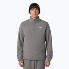 Pánská fleecová mikina The North Face Glacier Fleece 1/4 Zip mid grey heather