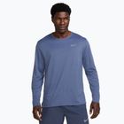 Pánské běžecké tričko Longsleeve Nike Miler Dri-Fit UV diffused blue