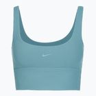 Sportovní podprsenka Nike Zenvy Rib Light Support smokey blue/white