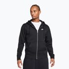 Pánská mikina Nike Club Full Zip Hoodie black/black/white