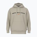 Pánská mikina New Balance Reimagine Fleece Hraphic Hoody timberwolff