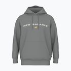 Pánská mikina New Balance Reimagine Fleece Hraphic Hoody slategrey