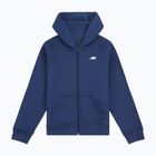 Dětská mikina New Balance Brush Back Small Logo Full Zip Hoodie nb navy