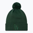 Dámská kšiltovka New Era Metallic Bobble Knit Beanie Los Angeles Dodgers dark green