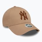 Dámská kšiltovka New Era Metallic 9FORTY New York Yankees beige