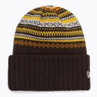 Dámská zimní čepice New Era Rail Isle Cuff Knit Beanie dark brown