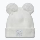 Dámská zimní čepice  New Era Double Pom Knit Beanie New York Yankees white