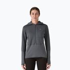 Dámská softshellová bunda Patagonia R1 Hybrid Pullover Hoody smolder blue