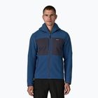 Pánská softshellová bunda Patagonia R2 TechFace Hoody clement blue
