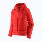 Dámská péřová bunda Patagonia Down Sweater Hoody sizzle red