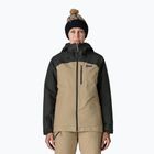 Dámská nepromokavá bunda Patagonia Insulated Powder Town oar tan
