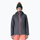 Dámská nepromokavá bunda Patagonia Insulated Powder Town smolder blue w / orange peel