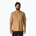 Pánské tričko Patagonia Boardshort Logo Pocket Responsibili talon gold