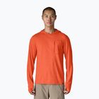 Pánská mikina Patagonia Capilene Cool Sun Hoody coal orange/light coal orange x-dye