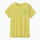 Dámské tričko Patagonia Capilene Cool Daily Shirt - Boardshort Logo lemon zest