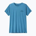Dámské tričko Patagonia Capilene Cool Daily - Cloud Crag shore blue/light shore blue x-dye