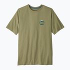 Pánské trekové tričko Patagonia Great Waves Responsibili Tee gumtree green