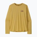 Pánské tričko Longsleeve Patagonia Capilene Cool Daily - '73 Skyline limestone yellow/light limestone yellow c-dye