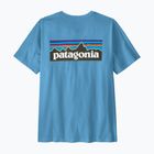 Pánské tričko Patagonia P-6 Shore blue logo