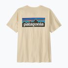 Pánské tričko Patagonia P-6 Logo undyed natural