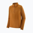 Pánská termo mikina Patagonia Capilene Midweight Zip Neck cinnamon brown