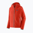 Pánská softshellová bunda Patagonia R1 TechFace Hoody hot ember