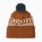 Zimní čepice Patagonia Powder Town hut tripper logo: cinnamon brown