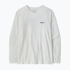 Dámské tričko Longsleeve Patagonia P-6 Logo Responsibili-Tee LS fiber white
