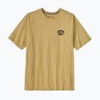 Pánské tričko na lezení Patagonia Great Waves Responsibili-Tee lynx tan