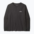 Pánské tričko Longsleeve Patagonia Fitz Roy Foothills LS ink black