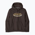 Pánská mikina Patagonia '95 Oval Logo Uprisal Hoody Den Brown: Heliotropic