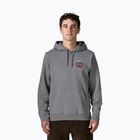 Pánská mikina Patagonia Great Waves Uprisal Hoody gravel heather
