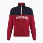 Pánská mikina Napapijri B-Saturnia HZ tibetan red R1E