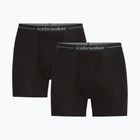 Pánské termo boxerky Icebreaker Merino 150 Anatomica Boxers wFly 2 Pack black