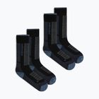 Dámské lyžařské ponožky Icebreaker Merino Ski+ Medium OTC 2 Pack black/dawn/graphite