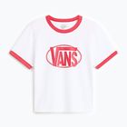 Dámské tričko Vans Center Chest Ringer Tee white