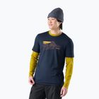 Pánské tričko na lezení Smartwool Alpine Trace Active Graphic Tee SS deep navy