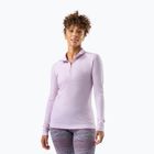 Dámská termo mikina Smartwool Classic Thermal Merino Base Layer 1/4 Zip Boxed lavender sky heather