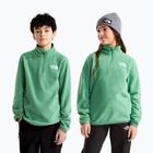 Dětská fleecová mikina The North Face Teen Glacier 1/4 Zip dimmed algae