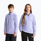 Dětská fleecová mikina The North Face Teen Glacier 1/4 Zip pale plum