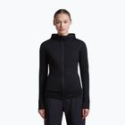 Dámská trekingová mikina Icebreaker Merino 200 Realfleece Descender Half Zip Hoodie black