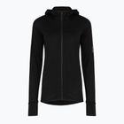 Dámská trekingová mikina Icebreaker Merino 300 Realfleece Descender Zip Hoodie black