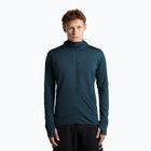 Pánská trekingová mikina Icebreaker Merino 300 Realfleece Descender Zip Hoodie abyss