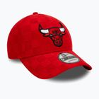 Kšiltovka  New Era Tonal Check 9Forty Chicago Bulls red