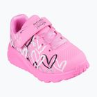 Dětské boty SKECHERS Uno Lite Love Levitate hot pink/multi