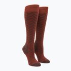 Dámské lyžařské ponožky Volcom Cheetah Chev Otc henna